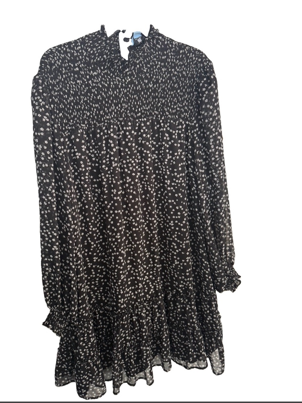 CeCe Dresses Cece Womens Vneck Rufflehem... Size XI